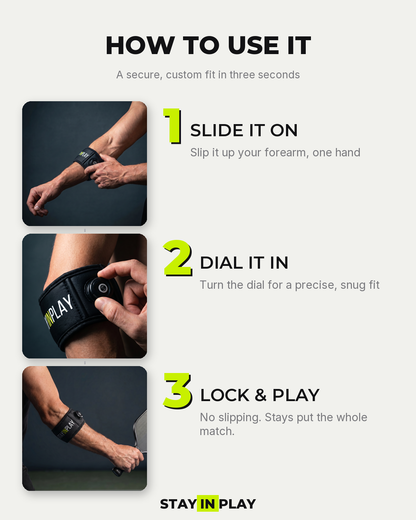 Precision Dial Elbow Brace — Pickleball & Tennis Support