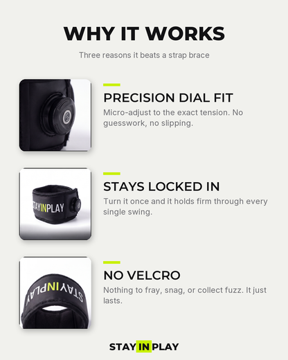 Precision Dial Elbow Brace — Pickleball & Tennis Support