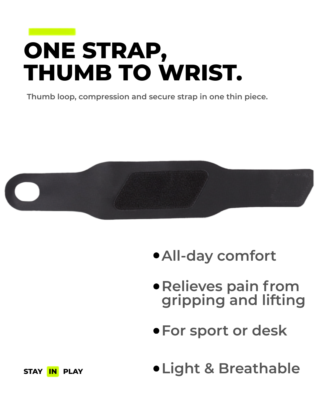 Wrist Support — Tendonitis & Strain Relief